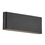 Nordlux Kniver Wandlamp Aluminium Zwart 10W 800lm - 830 Warm Wit