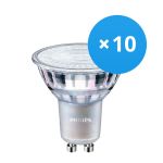 Voordeelpak 10x Philips MASTER Value LED Spot GU10 PAR16 3.7W 270lm 60D - 927 Zeer Warm Wit | Beste Kleurweergave - Vervangt 35W