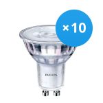 Voordeelpak 10x Philips Corepro LED Spot GU10 PAR16 4W 350lm 36D - 840 Koel Wit | Vervangt 50W