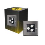 Grondspot Utopia Roestvrij Staal Zilver 3W 150lm - 830 Warm Wit 