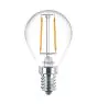 Philips Corepro LED Lustre E14 Kogel Filament Helder 2.2W 250lm - 840 Koel Wit | Vervangt 25W
