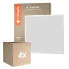 Voordeelpak 4x Ledvance LED Paneel Compact Aluminium Wit 33W 3630lm - 865 Daglicht | 60x60cm