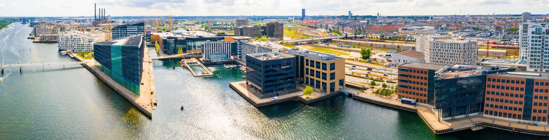 LED verlichting banner kantoorruimte